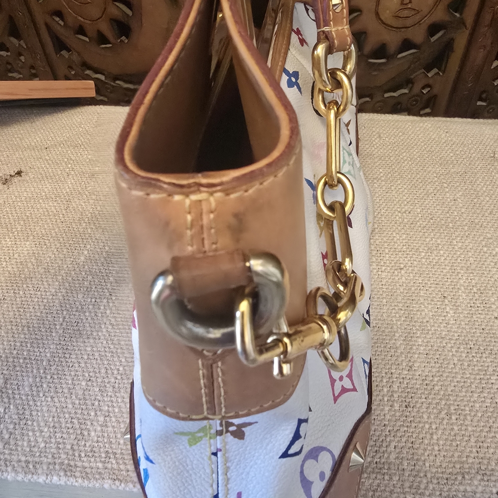 Louis Vuitton Multicolor Canvas and Brown Leather Women's Bag - Picture 10 of 16
